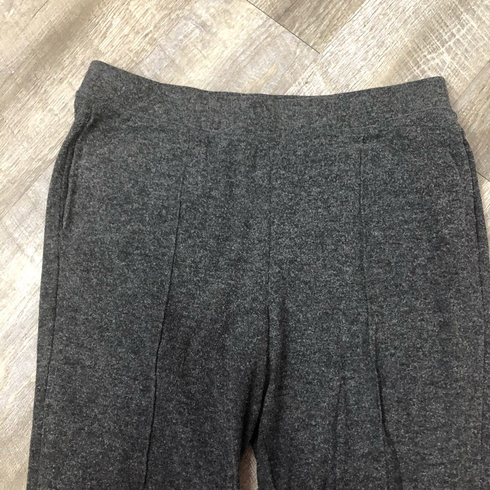 T Alexander Wang Womens Dark Charcoal Heathered Gray Joggers Size Large - Picture 4 of 7